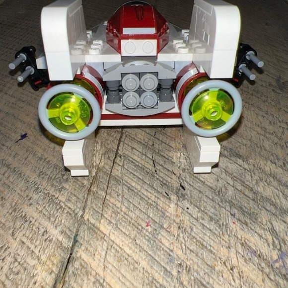 LEGO Star Wars A-Wing Starfighter 75003 Ackbar Han Solo Excellent Maroon White - Picture 5 of 7